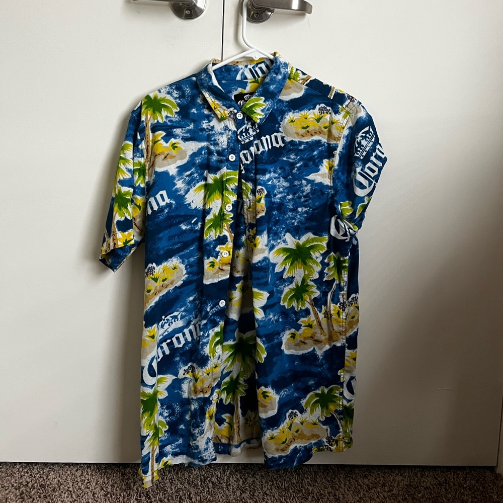 Corona Hawaiian Shirt - Size L